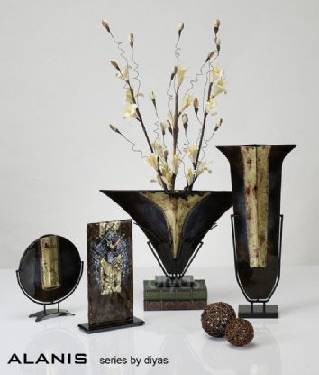 Alanis Glitter Art Glassware Diyas Home Vases Alanis Glitter Art Glassware Diyas Home Vases